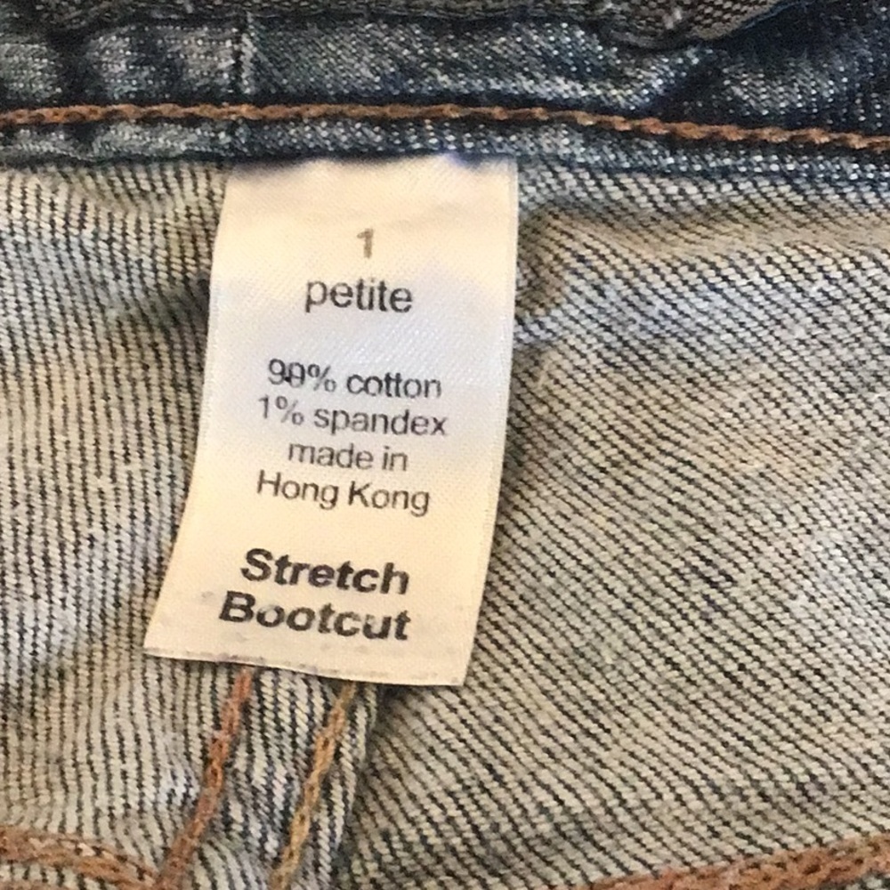 Venezia Stretch Bootcut jeans. Size 1P blue dot = size 14 P - Picture 5 of 6